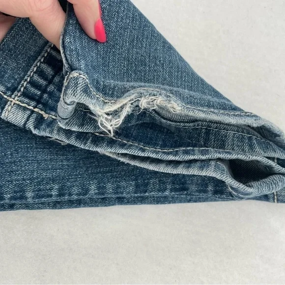 MISS ME JEANS Women’s JE534OB5X Boot Distressed knees embellished pockets sz 25 - Picture 9 of 14